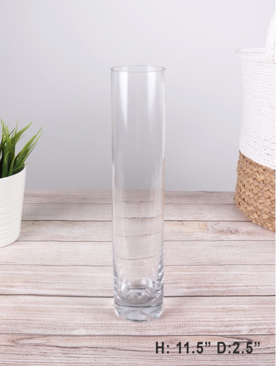 TALL GLASS VASE